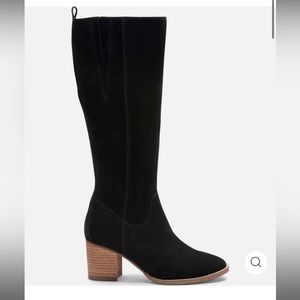 blondo NWOT Nikki Heeled Boot In Black Suede